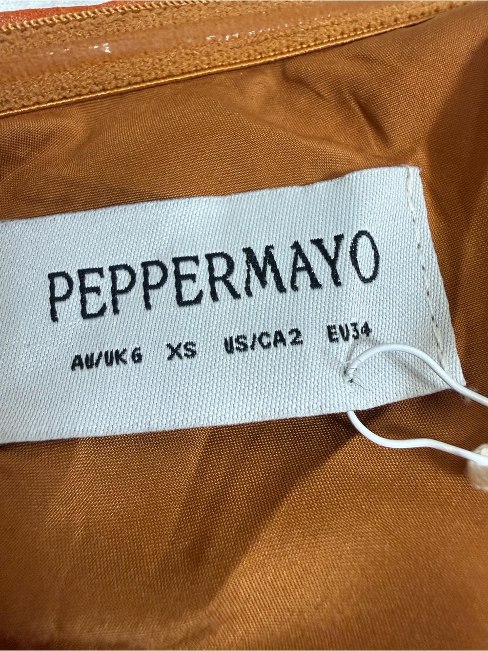 Peppermayo Under The Pagoda Strapless Maxi Dress Amber - Size 2- NWT - Picture 4 of 8